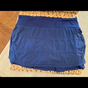 Lululemon pace rival skirt navy like new size 8 😎